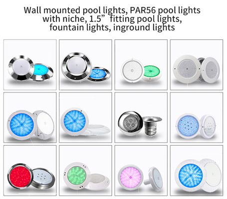 La piscine 35W universelle allume la matière plastique de rechange d'eau du fond de LED