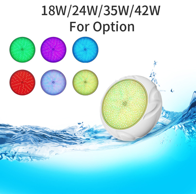 la piscine 12V imperméable allume 18W - couleur de 35W IP68 RVB changeant des lumières de piscine de LED