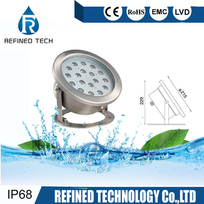 Projecteur résistant UV d'eau du fond de LED, lumières anticorrosives de l'eau du fond LED de 12 volts