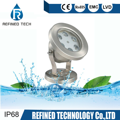 Biens IP68 imperméables légers d'eau du fond de l'acier inoxydable LED