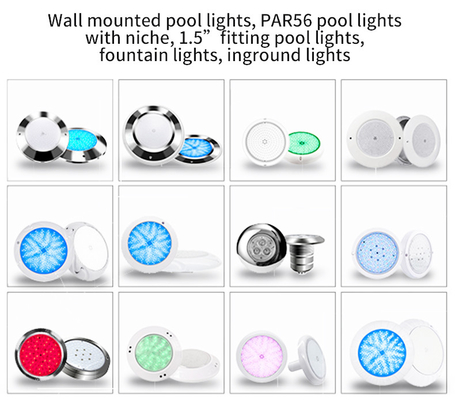 Lumière imperméable 6W de piscine de fibre de verre d'IP68 LED favorable à l'environnement