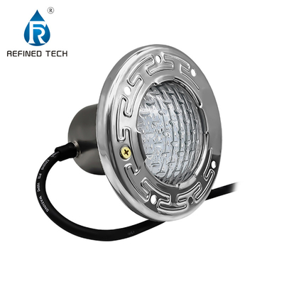 Lumière LED SPA en acier inoxydable multicolore, lampe de piscine LED 120V RGB