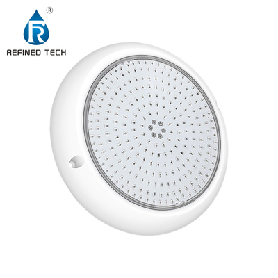 Lumière de piscine LED multicolore RVB montée à la surface Matériau PC anti-UV